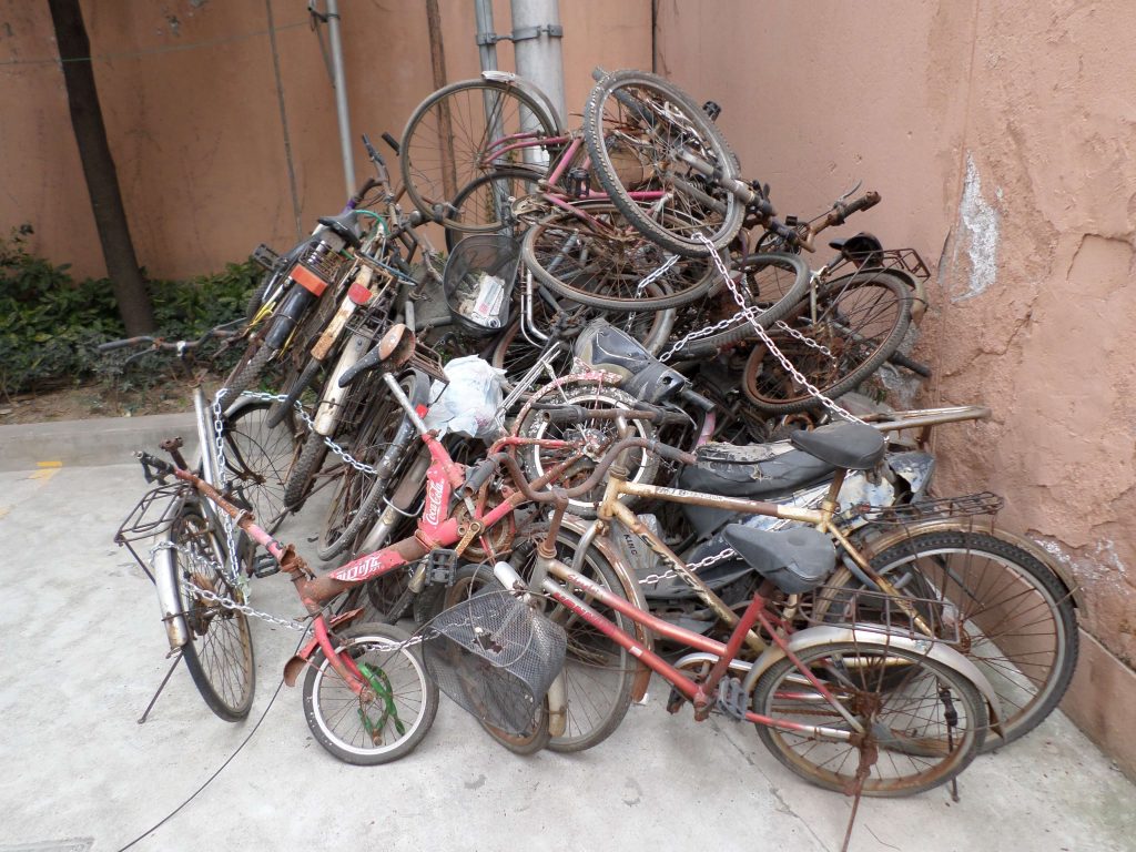 Shanghai China bicycles